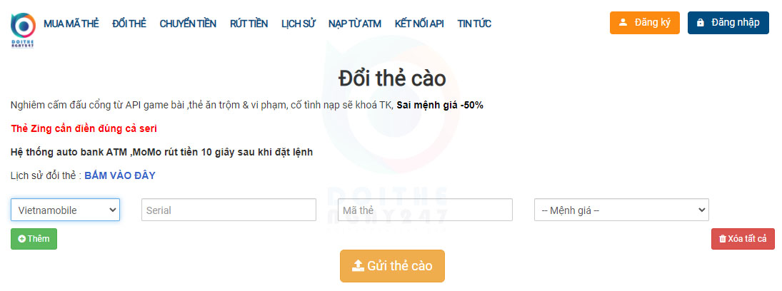 Tìm kiếm web đổi thẻ cào Vietnammobile thành tiền mặt uy tín nhất - Ảnh 4